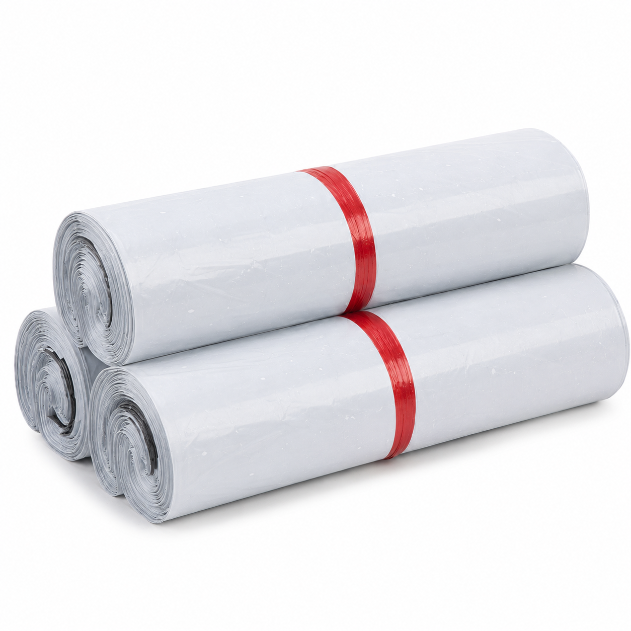 20 BOLSAS DE POLIETILENO PARA ENVIOS ECOMMERCE Y COURIER 51X35 CM BLANCO - EMBALAJE - 5