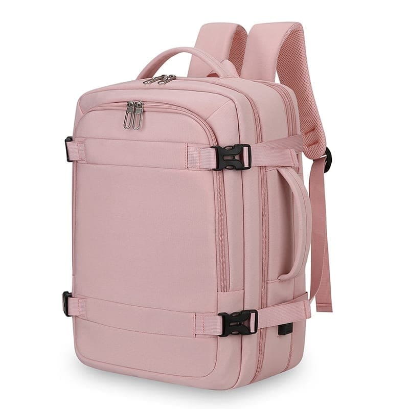 MOCHILA VIAJERA CABINERA 40X30X20CM MEDIDAS EUROPEAS EQUIPAJE DE MANO EXPANDIBLE - 1
