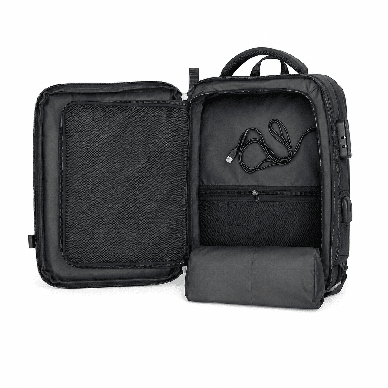 MOCHILA VIAJERA EXPANDIBLE PARA CABINA PARA AEROLINEAS EUROPEAS PORTALAPTOP - 7