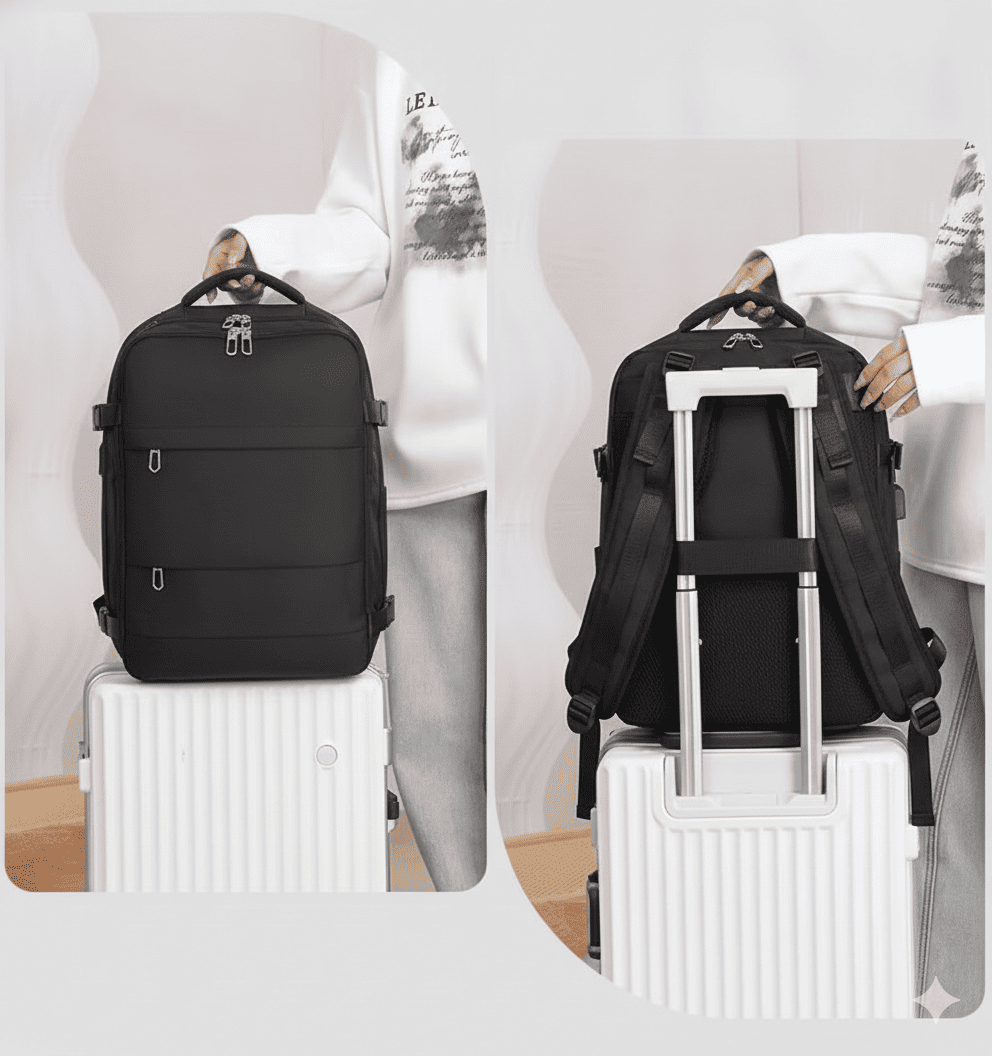 MOCHILA VIAJERA EQUIPAJE DE MANO PORTALAPTOP MULTIFUNCIONAL - 6