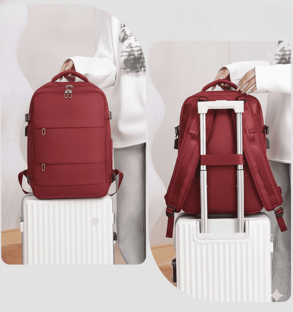 MOCHILA VIAJERA EQUIPAJE DE MANO PORTALAPTOP MULTIFUNCIONAL - 8