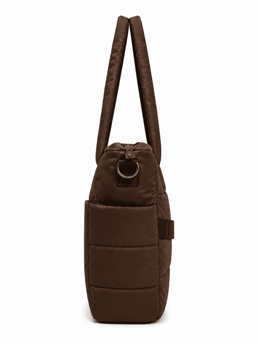 BOLSO PUFFER PORTALAPTOP, TOTE BAGS UNIVERSITARIO, EJECUTIVO Y VIAJE - HUESO - 4