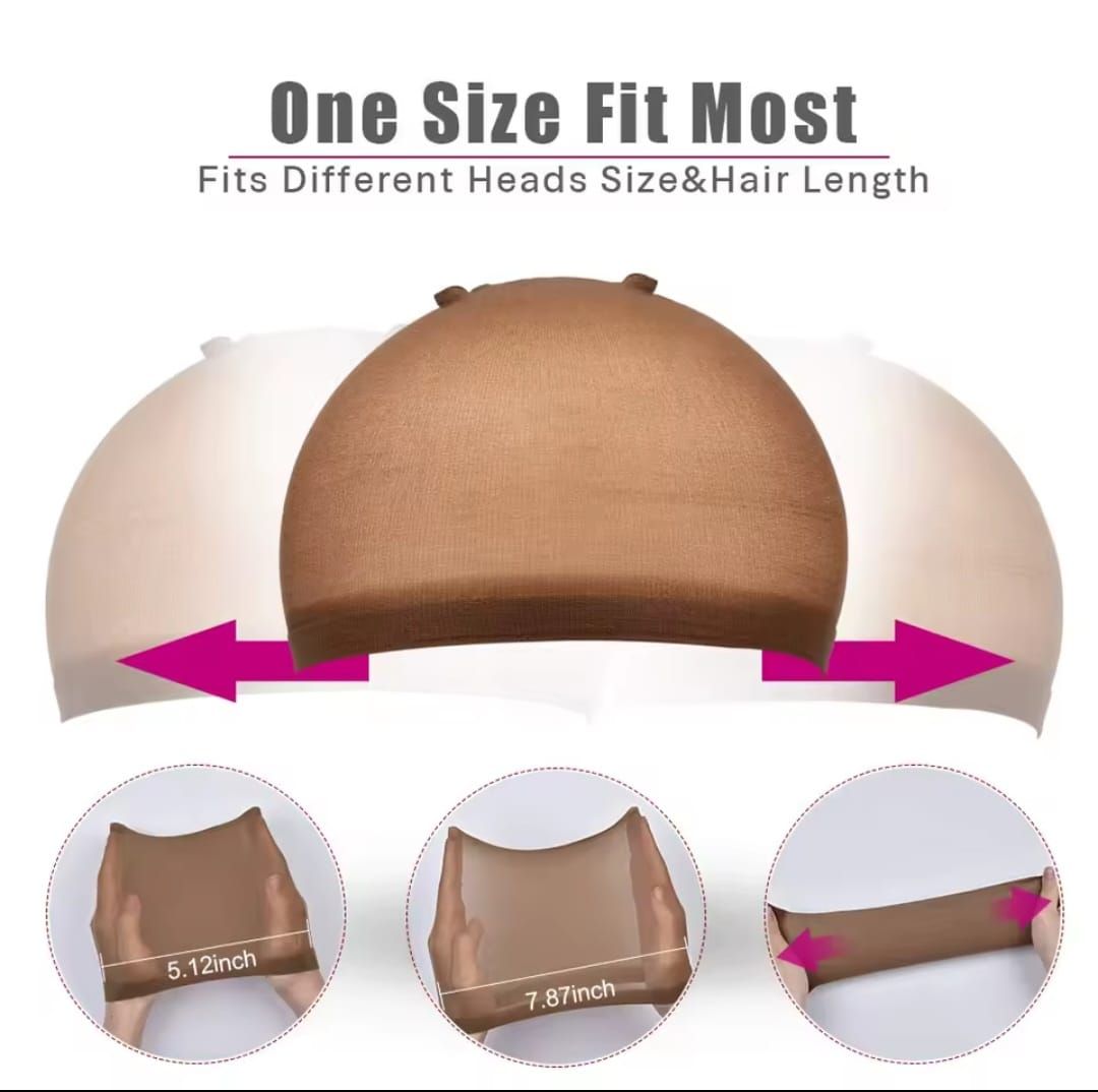 REDECILLA MARRON PARA EL CABELLO 5 PACKS, MALLA ELASTICA, WIG CAP, GORRO PARA PELUCAS - 3
