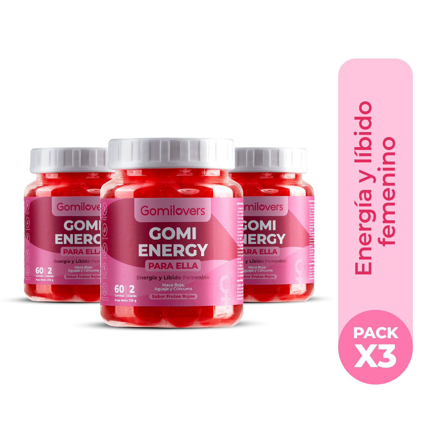 GOMITAS GOMI ENERGY PARA ELLA X3 - 1