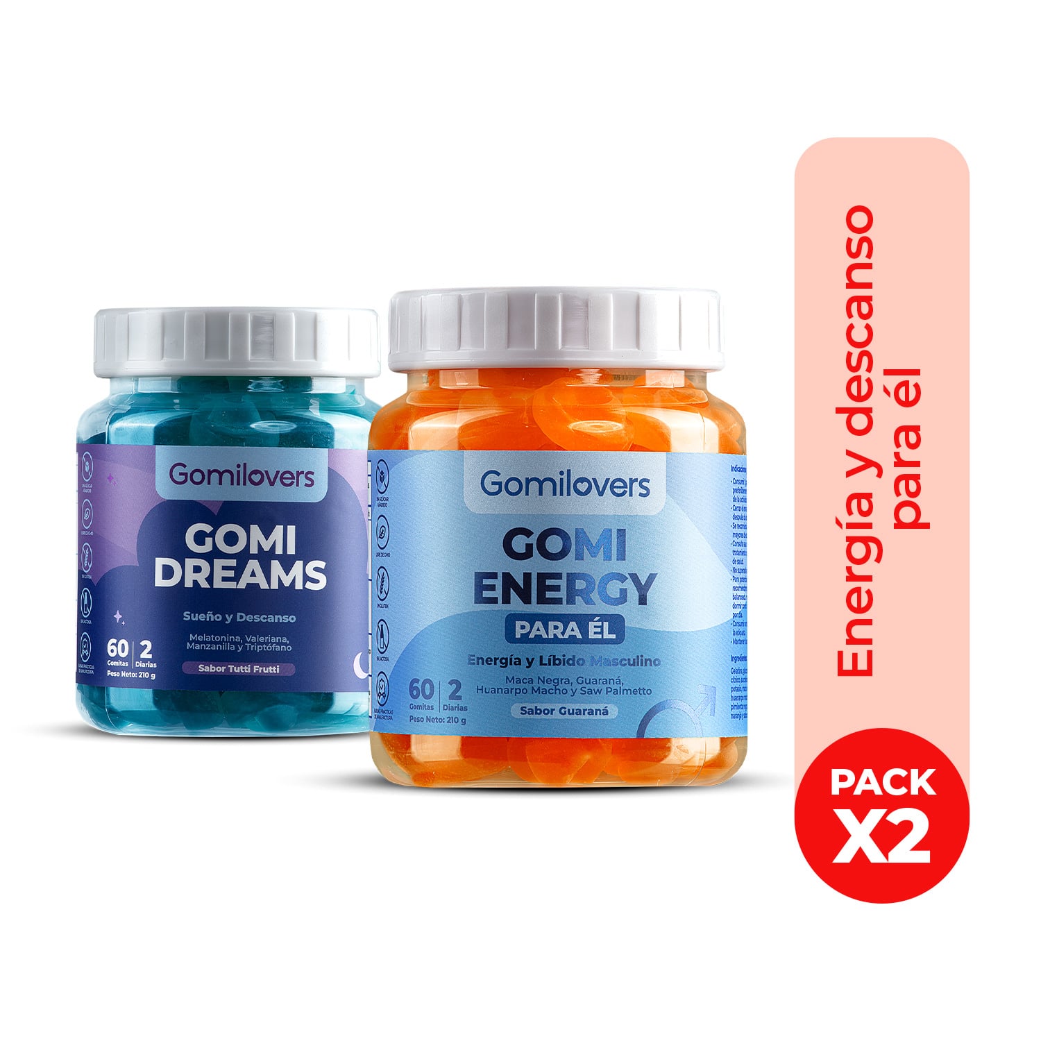 GOMITAS PACK ENERGÍA Y DESCANSO PARA ÉL - 1