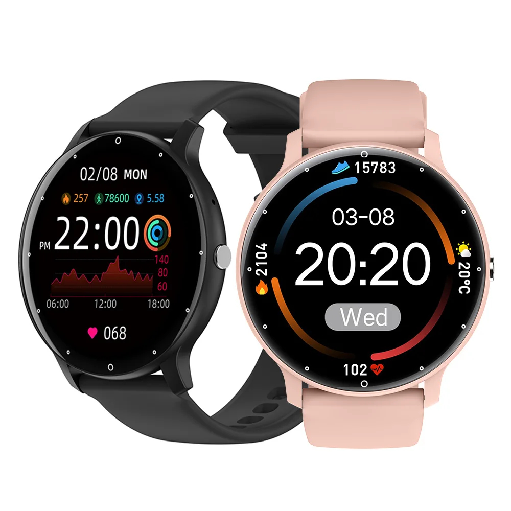 RELOJ INTELIGENTE SMARTWATCH ZL02 REDONDO UNISEX LLAMADAS BLUETOOTH FITNESS COLOR NEGRO - 3