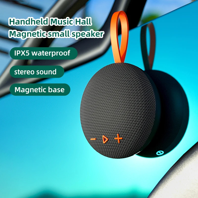 PARLANTE BLUETOOTH EBS-313 MINI BOOMBOX MAGNETICO IMPERMEABLE IPX6 CON GRAVES PROFUNDOS Y MODO TWS - 2