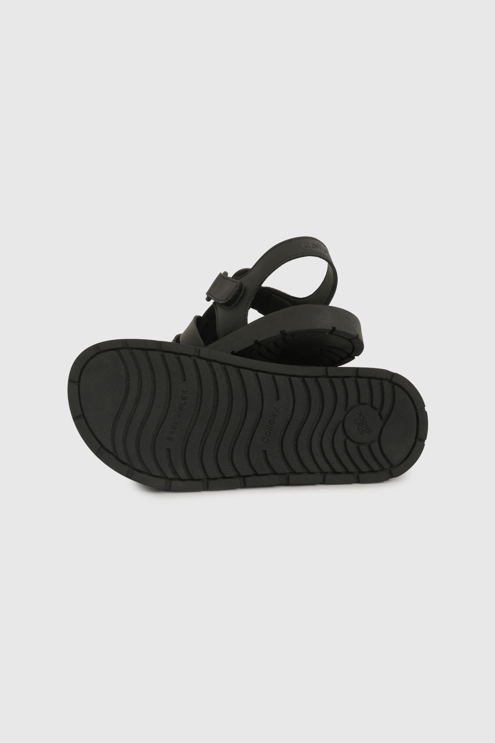 SANDALIA CASUAL COLLOKY KID NIÑA NEGRO - 3
