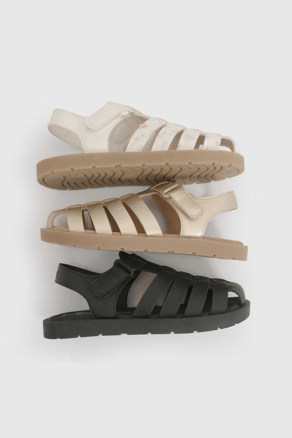 SANDALIA CASUAL COLLOKY KID NIÑA NEGRO - 7