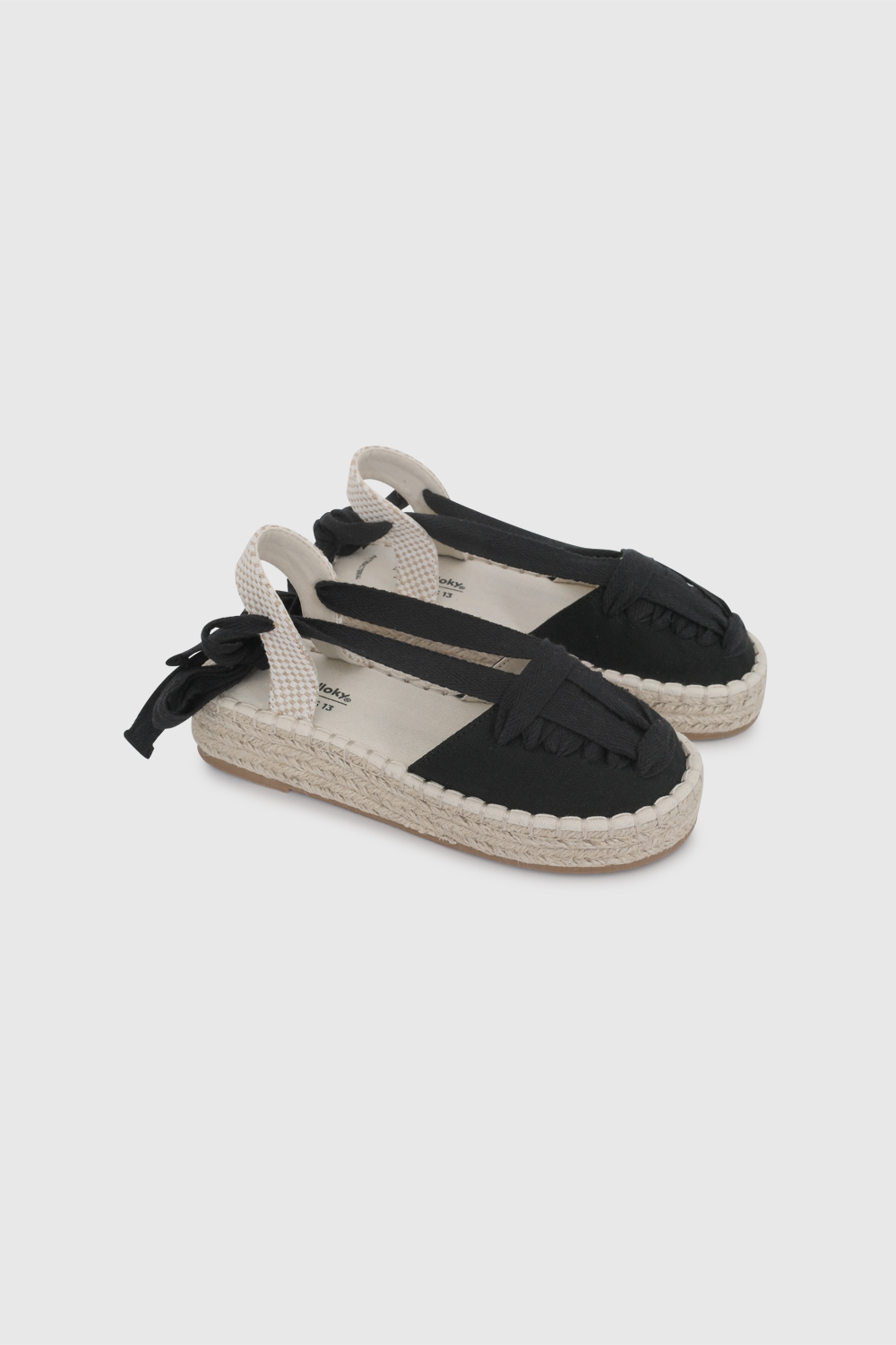 ALPARGATA CASUAL COLLOKY KID NIÑA NEGRO - 1