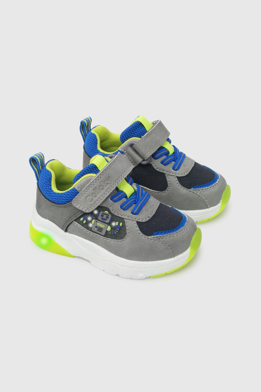 ZAPATILLA LUCES COLLOKY CAMINANTE NIÑO GRIS - 8