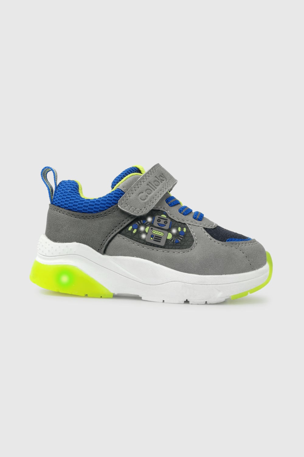 ZAPATILLA LUCES COLLOKY CAMINANTE NIÑO GRIS - 9