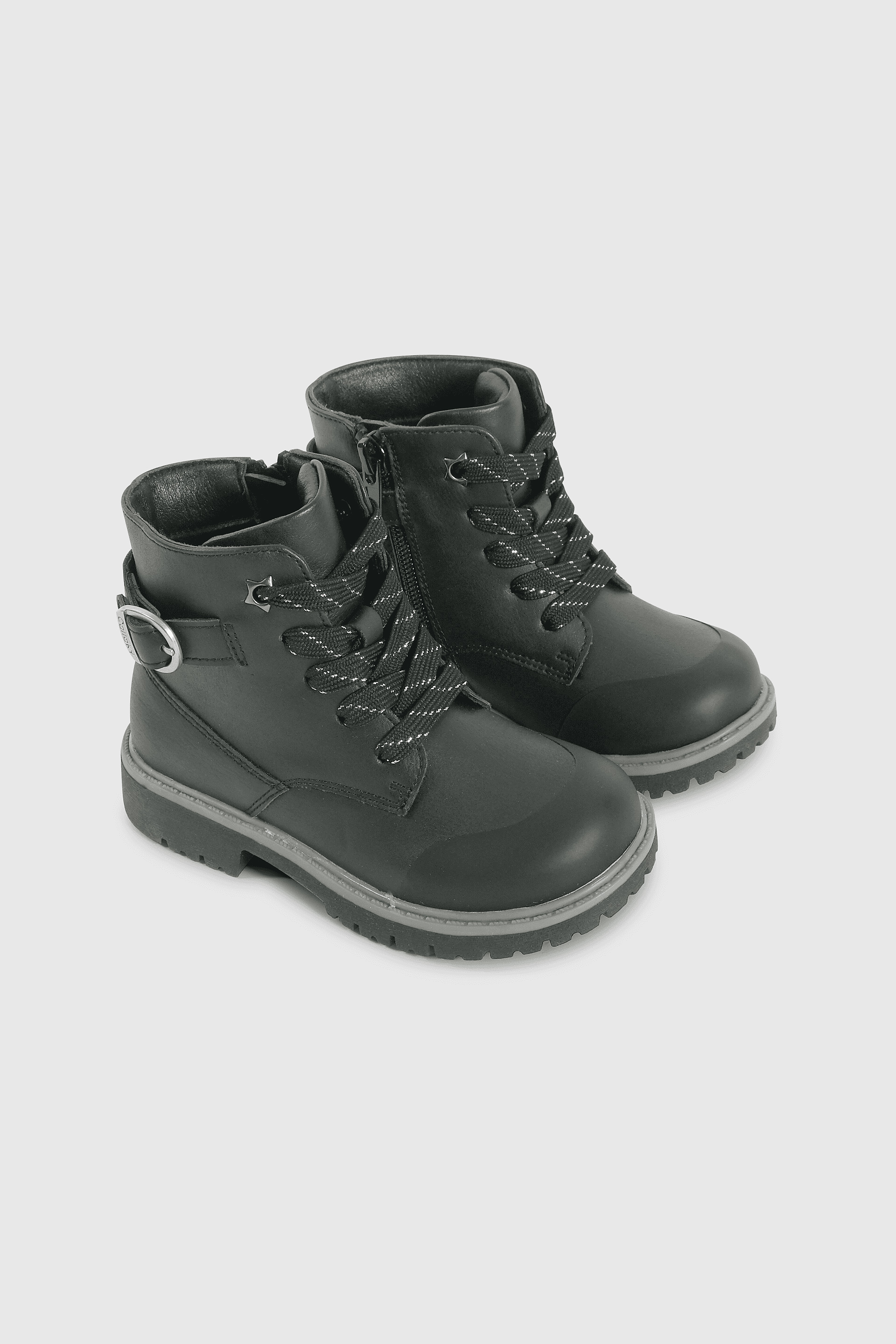 BOTÍN CASUAL COLLOKY CAMINANTE NIÑA NEGRO - 1