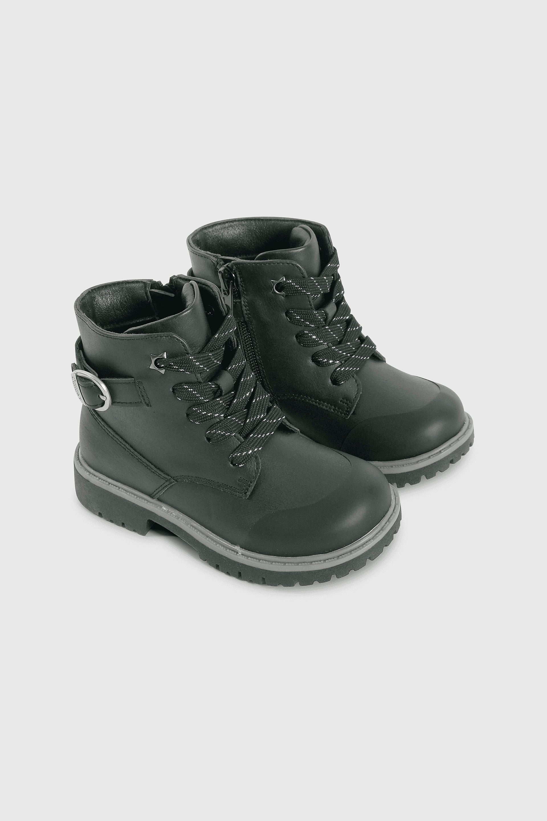 BOTÍN CASUAL COLLOKY CAMINANTE NIÑA NEGRO - 1