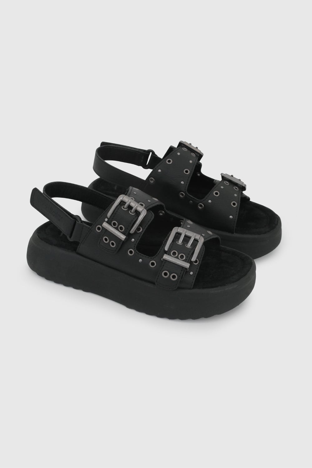 SANDALIA CASUAL COLLOKY KID NIÑA NEGRO - 1