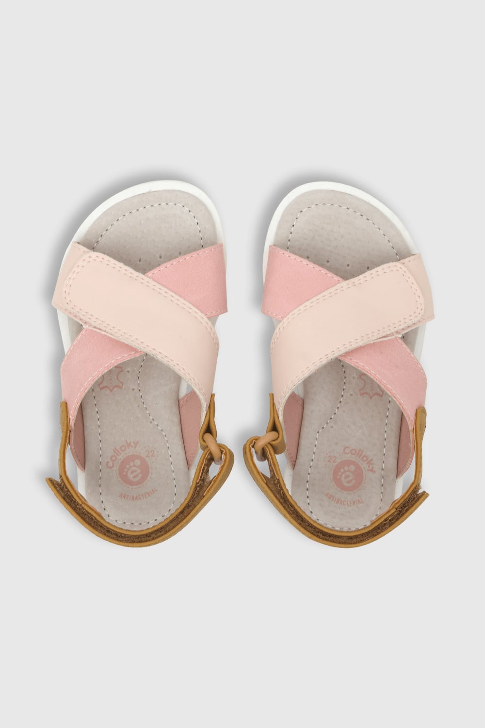 SANDALIA CASUAL COLLOKY CAMINANTE NIÑA ROJO - 4