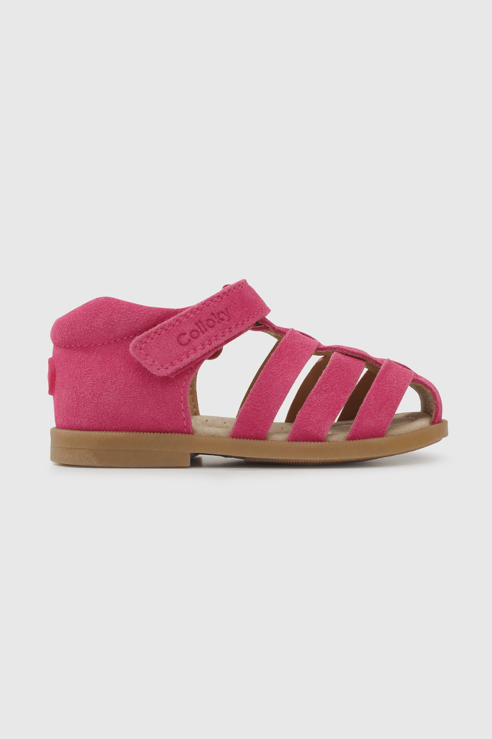 SANDALIA CASUAL COLLOKY PRIMEROS PASOS NIÑA FUCSIA - 2