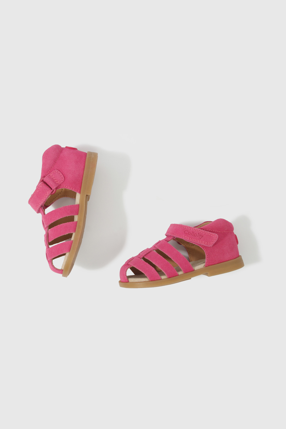 SANDALIA CASUAL COLLOKY PRIMEROS PASOS NIÑA FUCSIA - 4