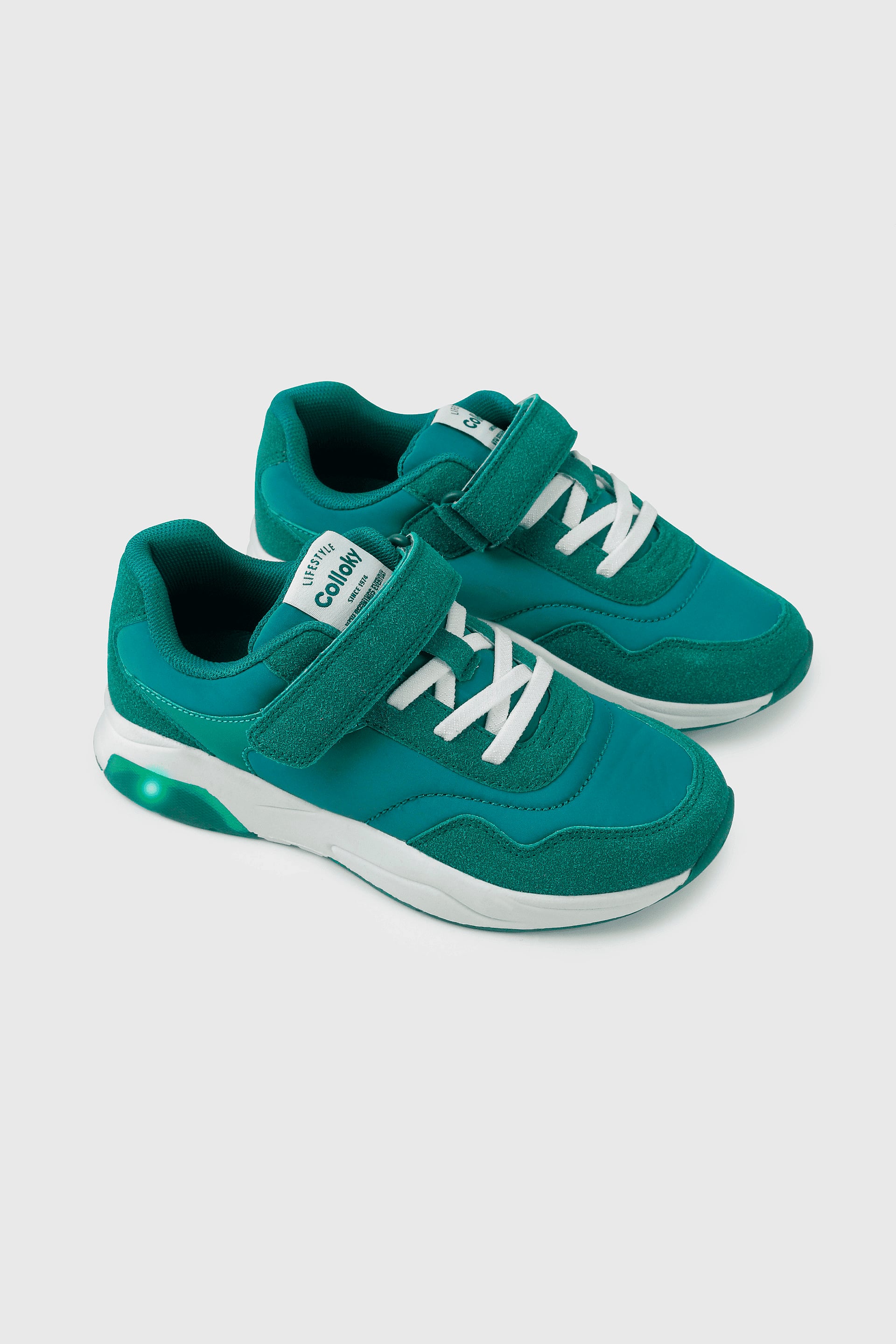 ZAPATILLA LUCES COLLOKY KID NIÑO VERDE - 9