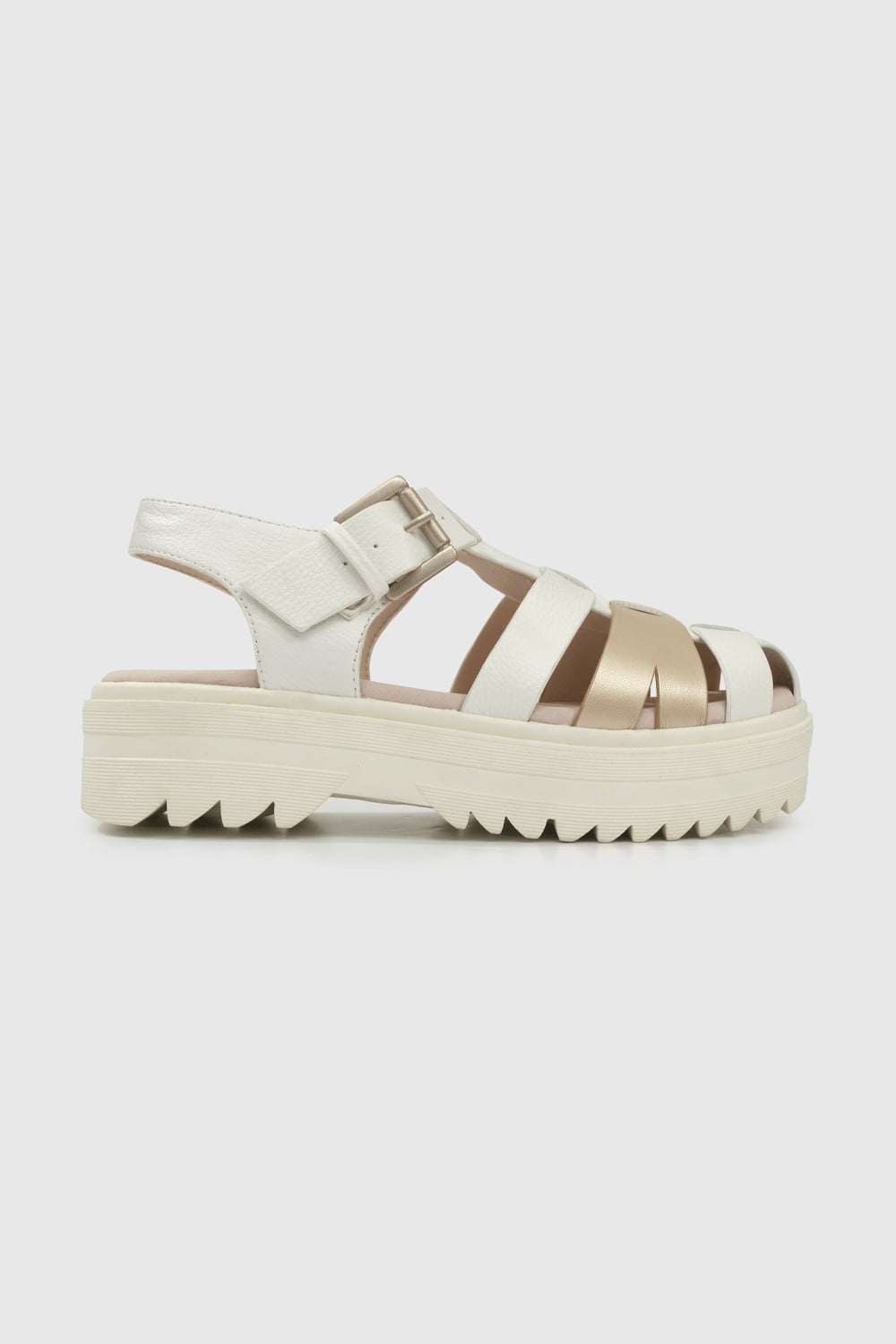 SANDALIA CASUAL COLLOKY KID NIÑA BLANCO - 2