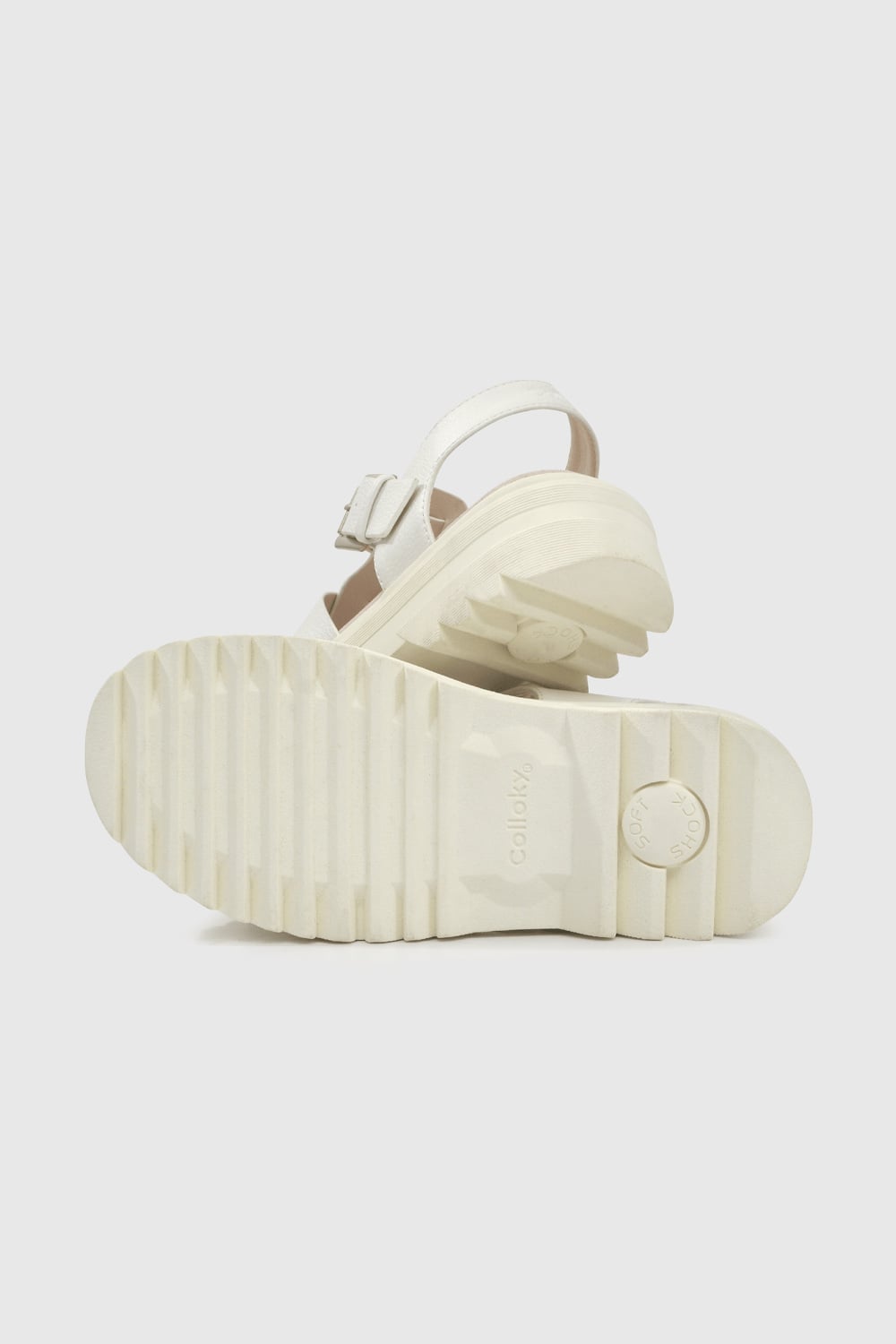 SANDALIA CASUAL COLLOKY KID NIÑA BLANCO - 3