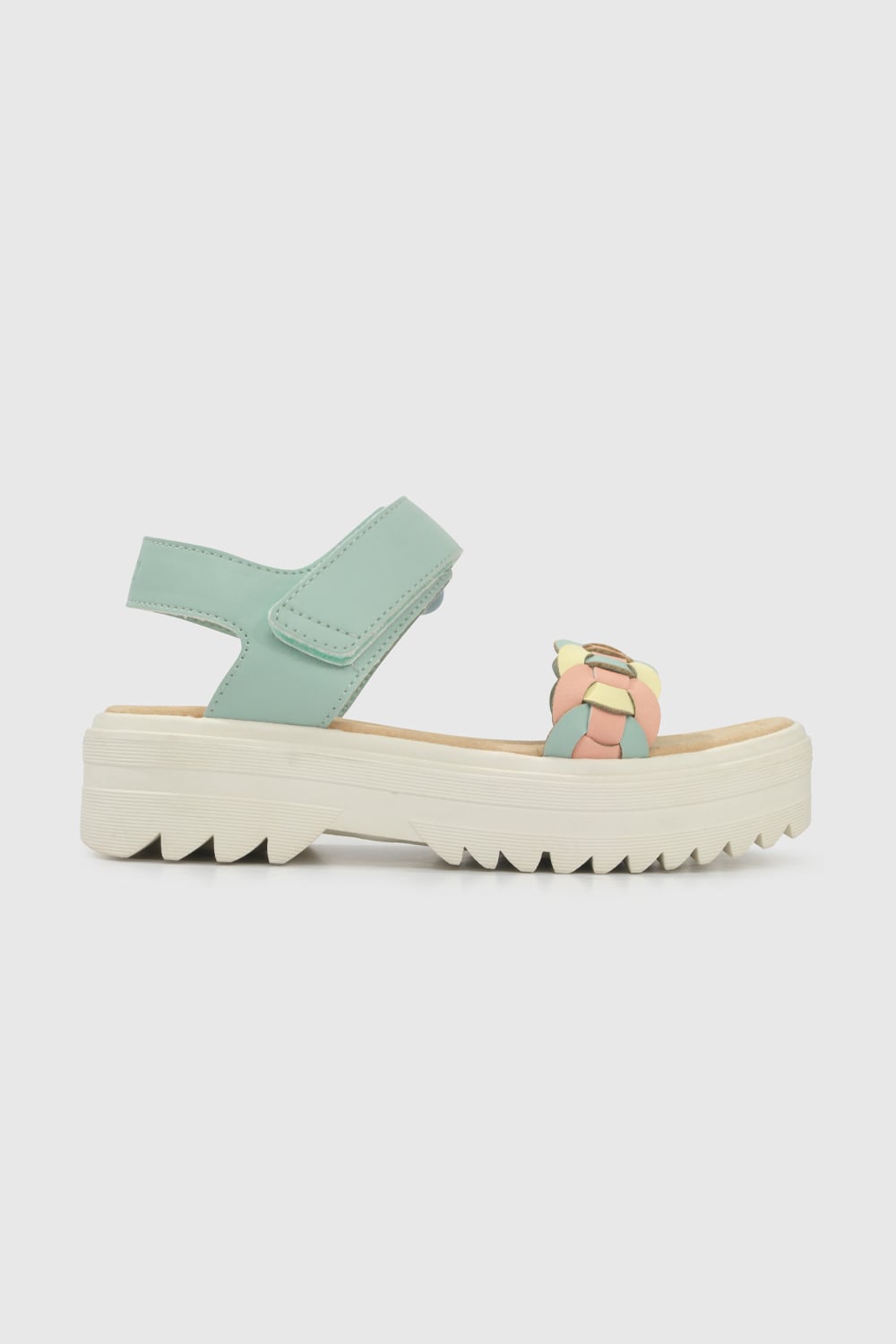 SANDALIA CASUAL COLLOKY KID NIÑA VERDE - 2