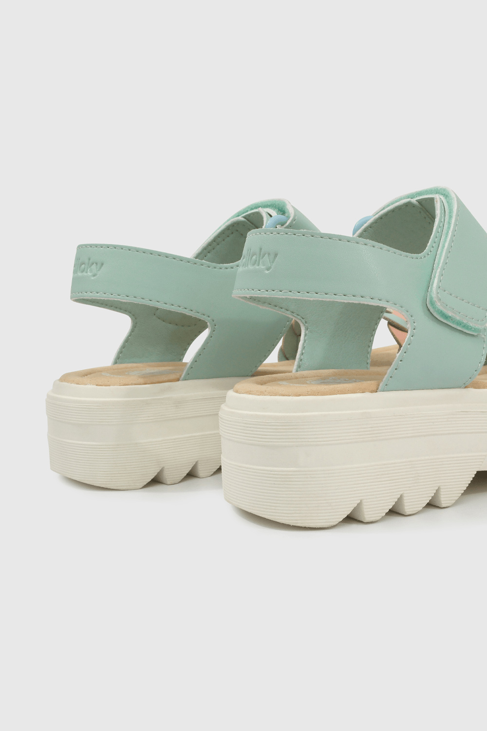SANDALIA CASUAL COLLOKY KID NIÑA VERDE - 5