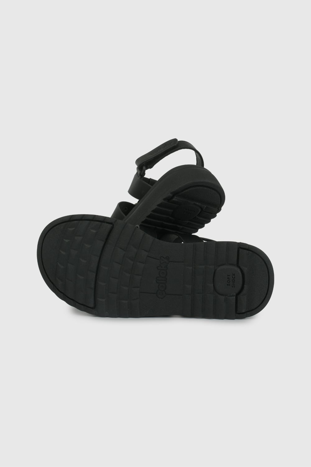 SANDALIA CASUAL COLLOKY KID NIÑA NEGRO - 3