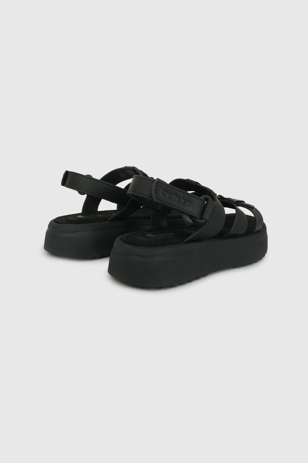 SANDALIA CASUAL COLLOKY KID NIÑA NEGRO - 5