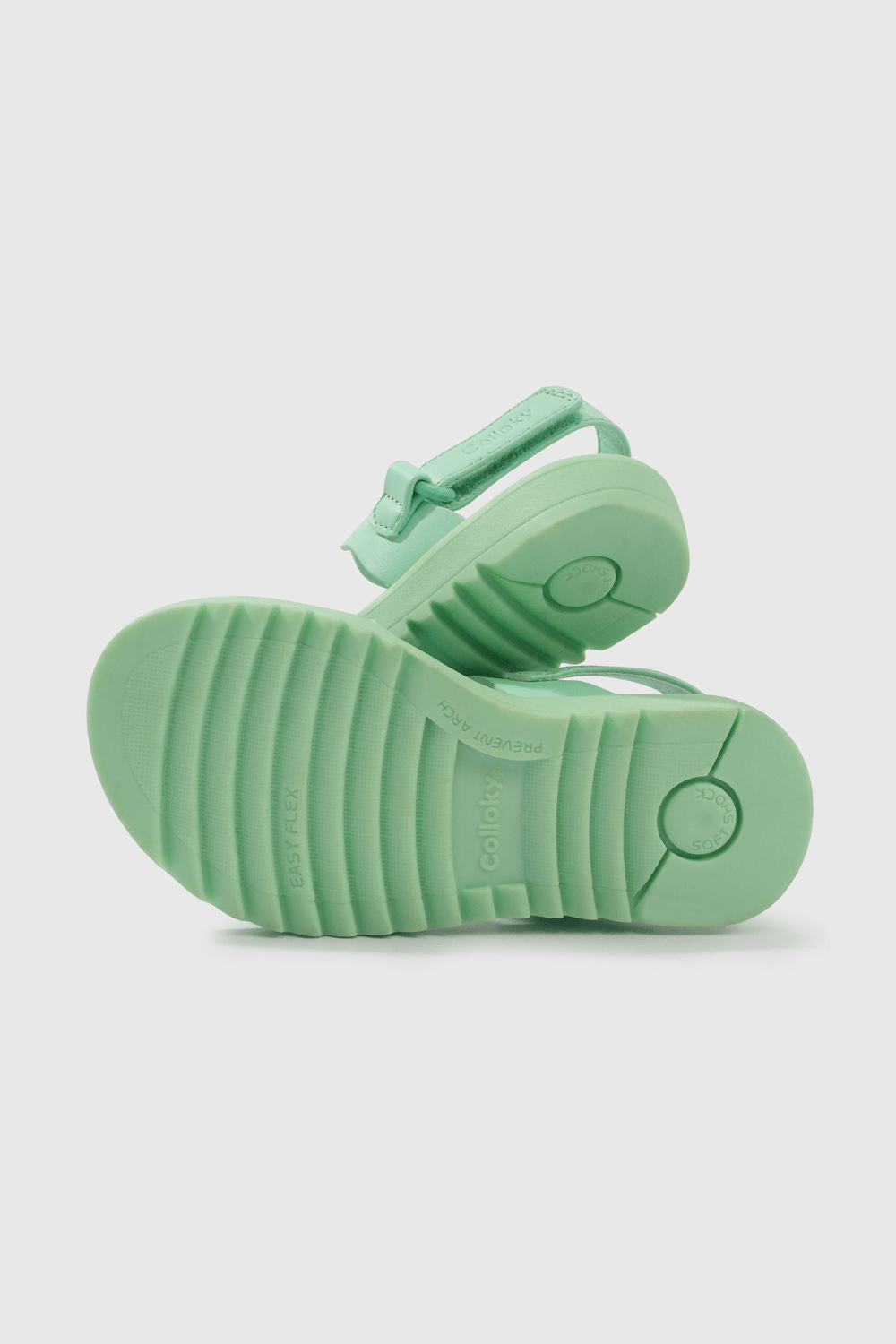 SANDALIA CASUAL COLLOKY CAMINANTE NIÑA VERDE - 3