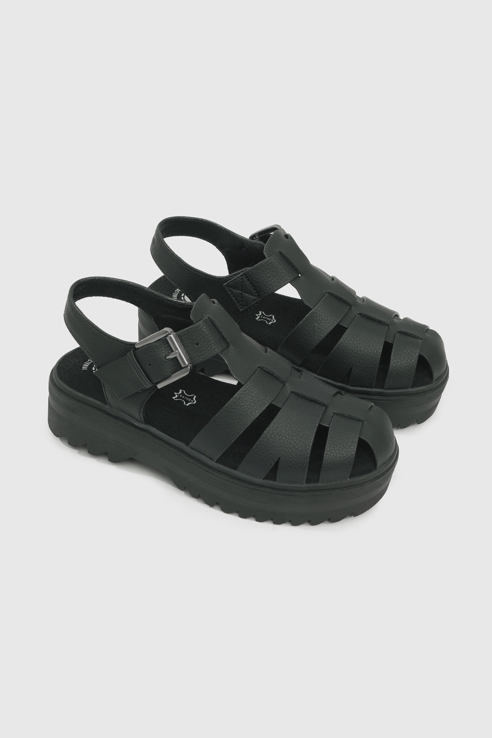SANDALIA CASUAL COLLOKY KID NIÑA NEGRO - 1