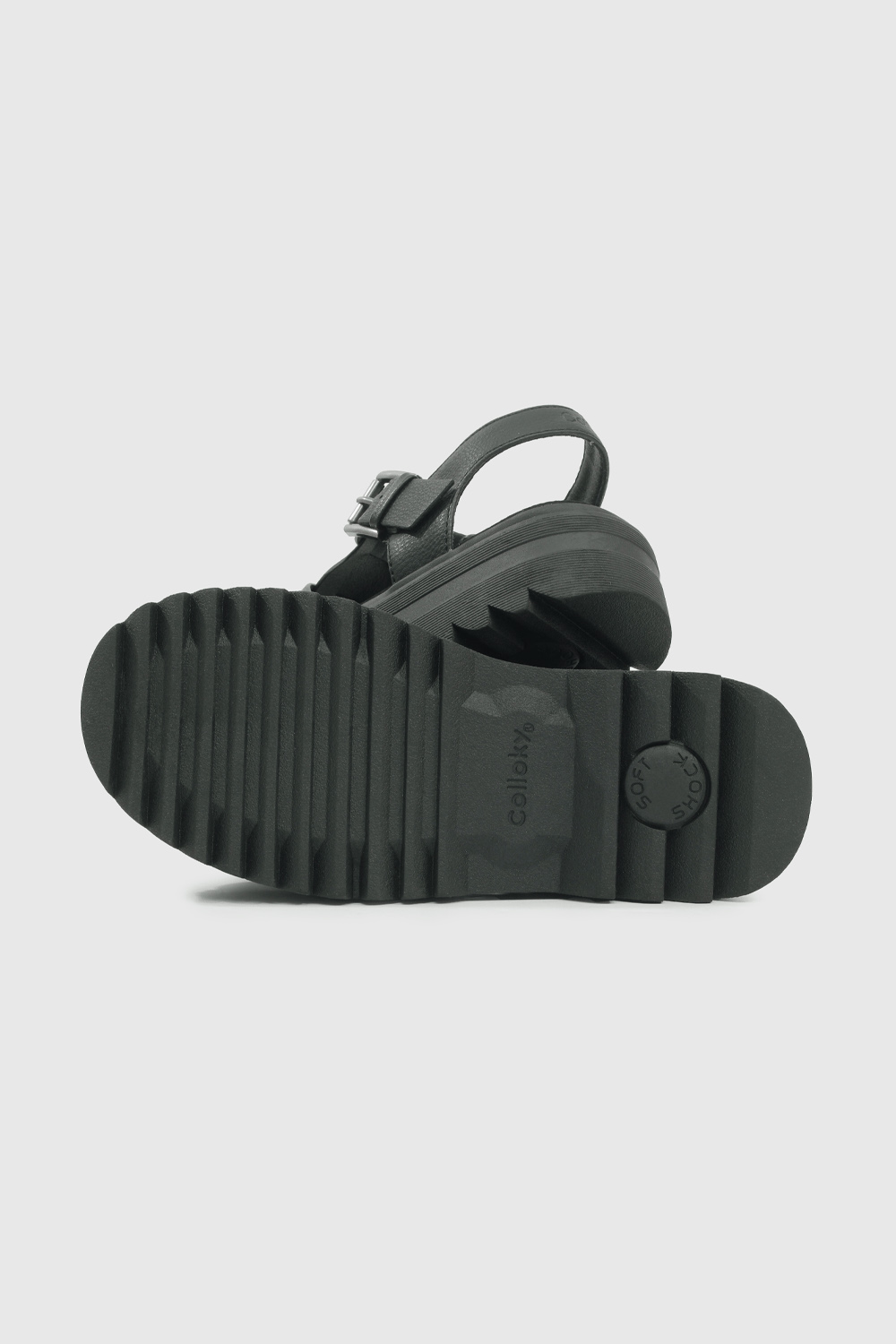 SANDALIA CASUAL COLLOKY KID NIÑA NEGRO - 3