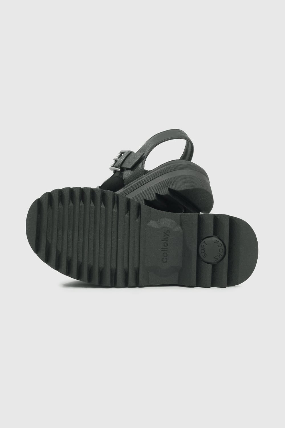 SANDALIA CASUAL COLLOKY KID NIÑA NEGRO - 3