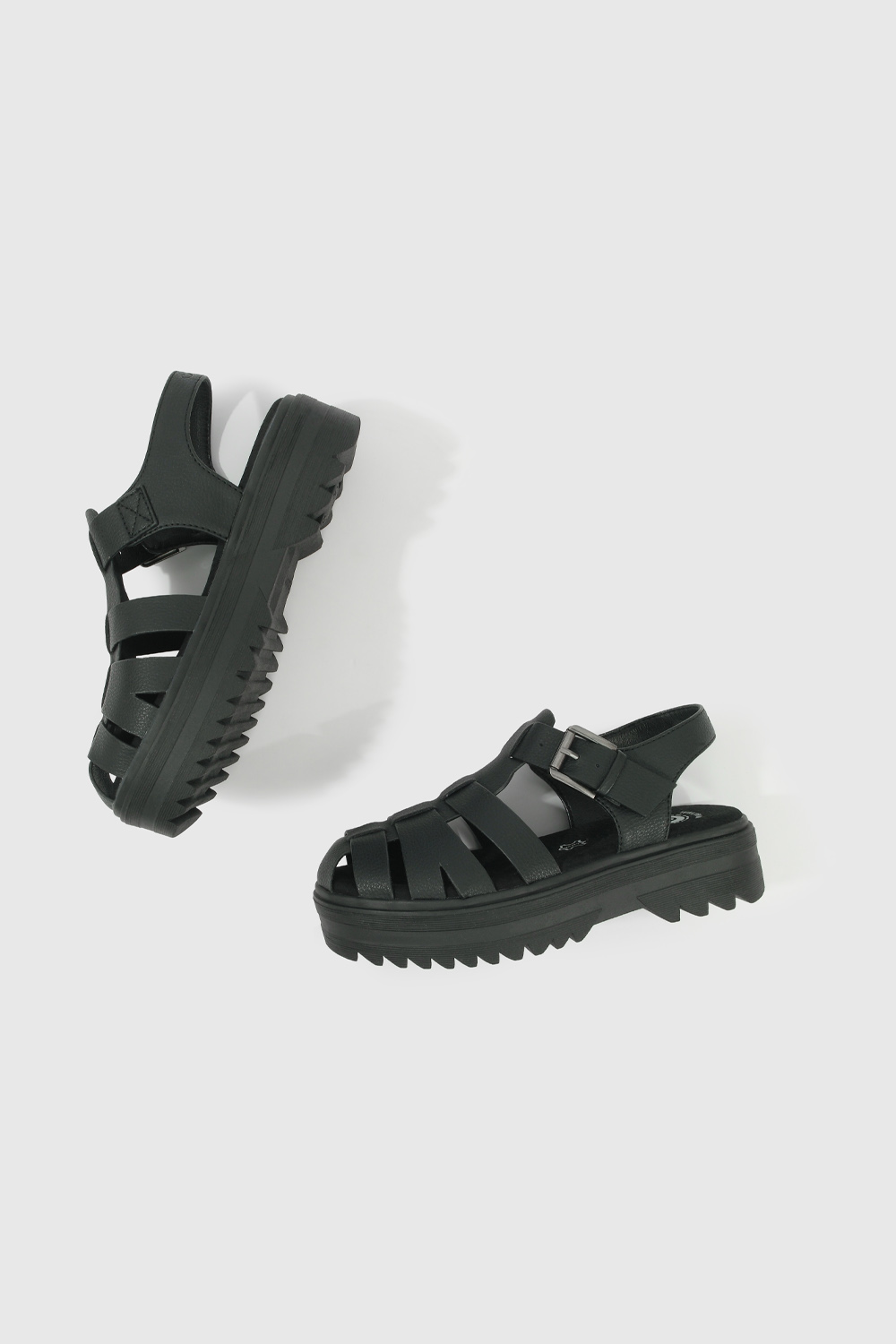 SANDALIA CASUAL COLLOKY KID NIÑA NEGRO - 4