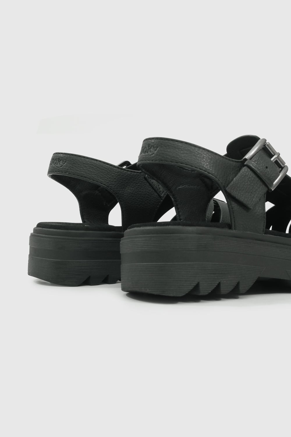 SANDALIA CASUAL COLLOKY KID NIÑA NEGRO - 5