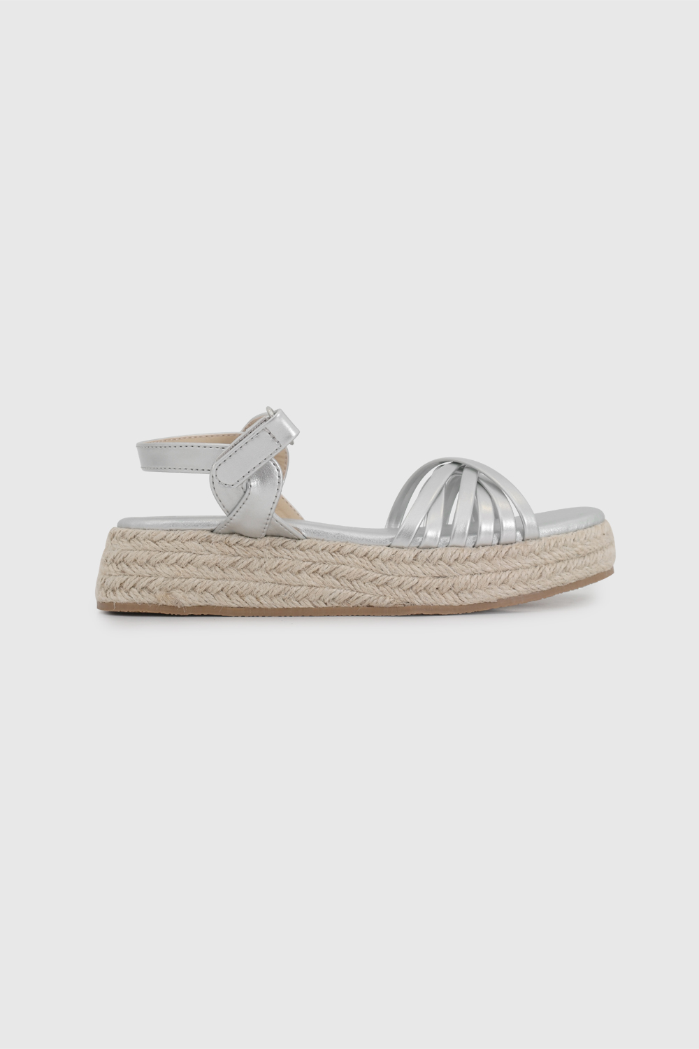 SANDALIA CASUAL COLLOKY KID NIÑA PLATEADO - 2