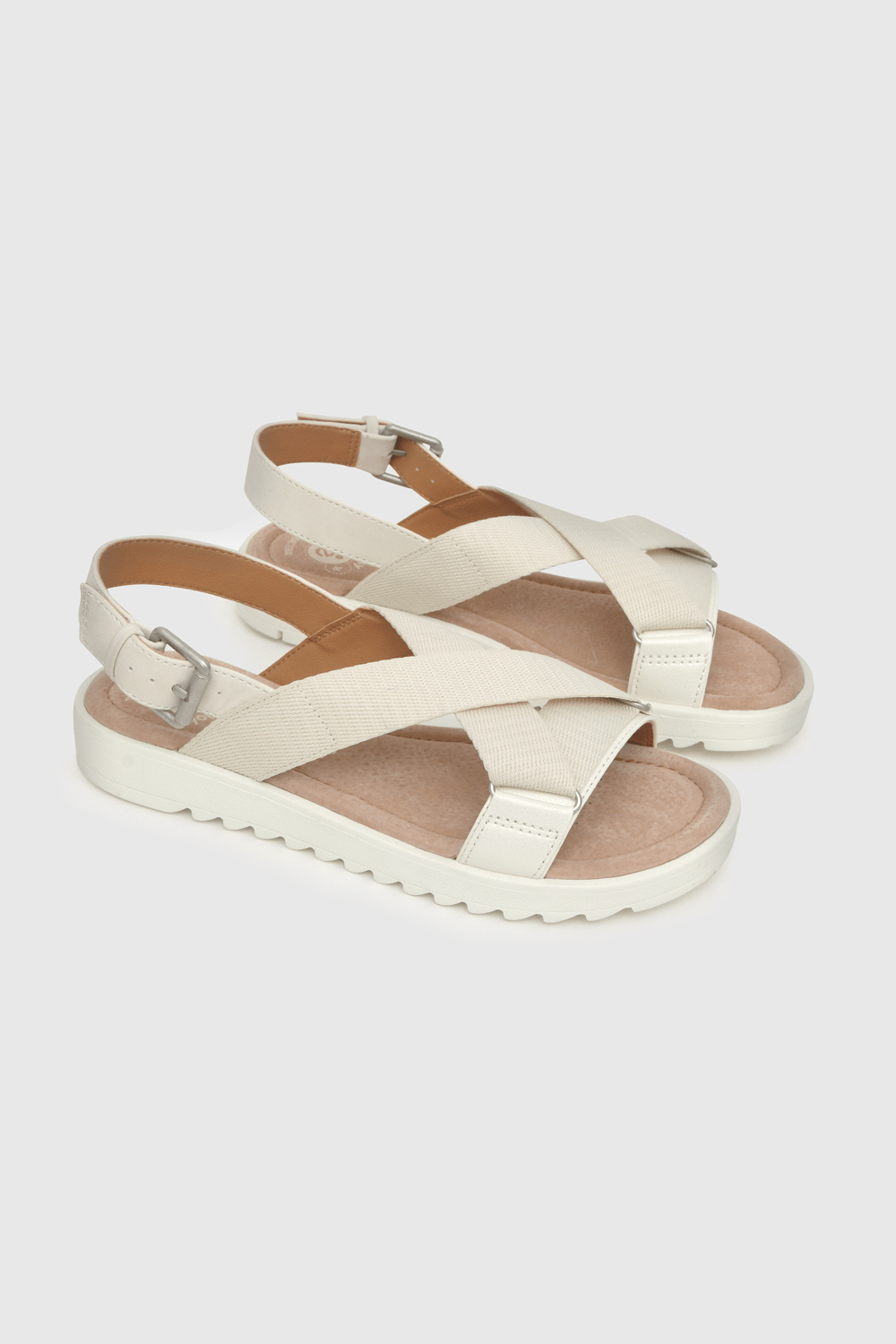 SANDALIA CASUAL COLLOKY KID NIÑA BLANCO - 1
