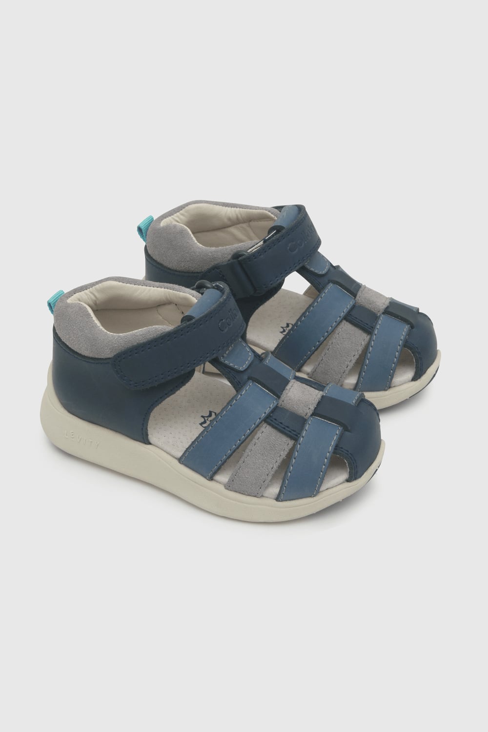 SANDALIA CASUAL COLLOKY PRIMEROS PASOS NIÑO AZUL - 1