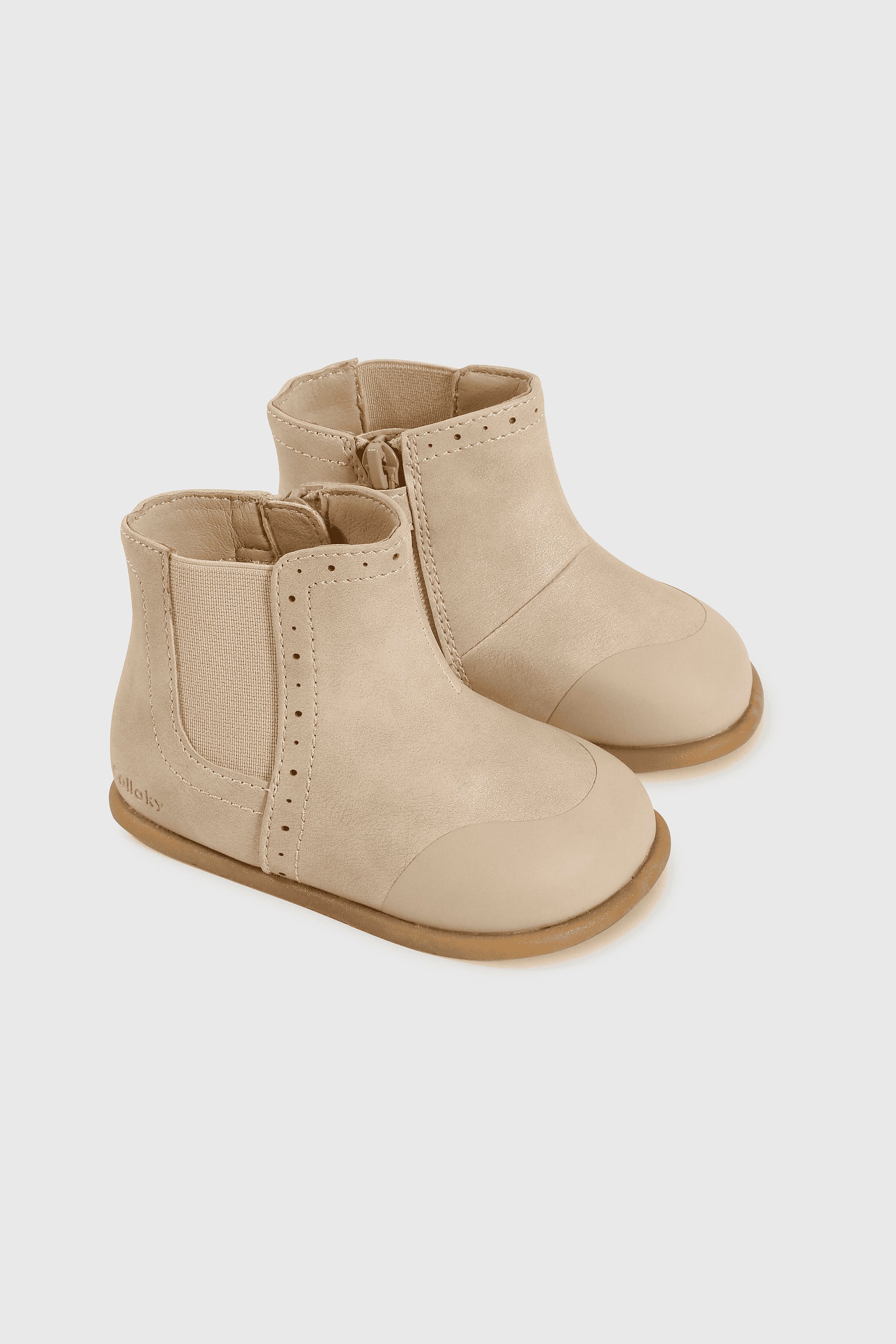 BOOTIE CASUAL COLLOKY PRIMEROS PASOS NIÑA BEIGE - 1