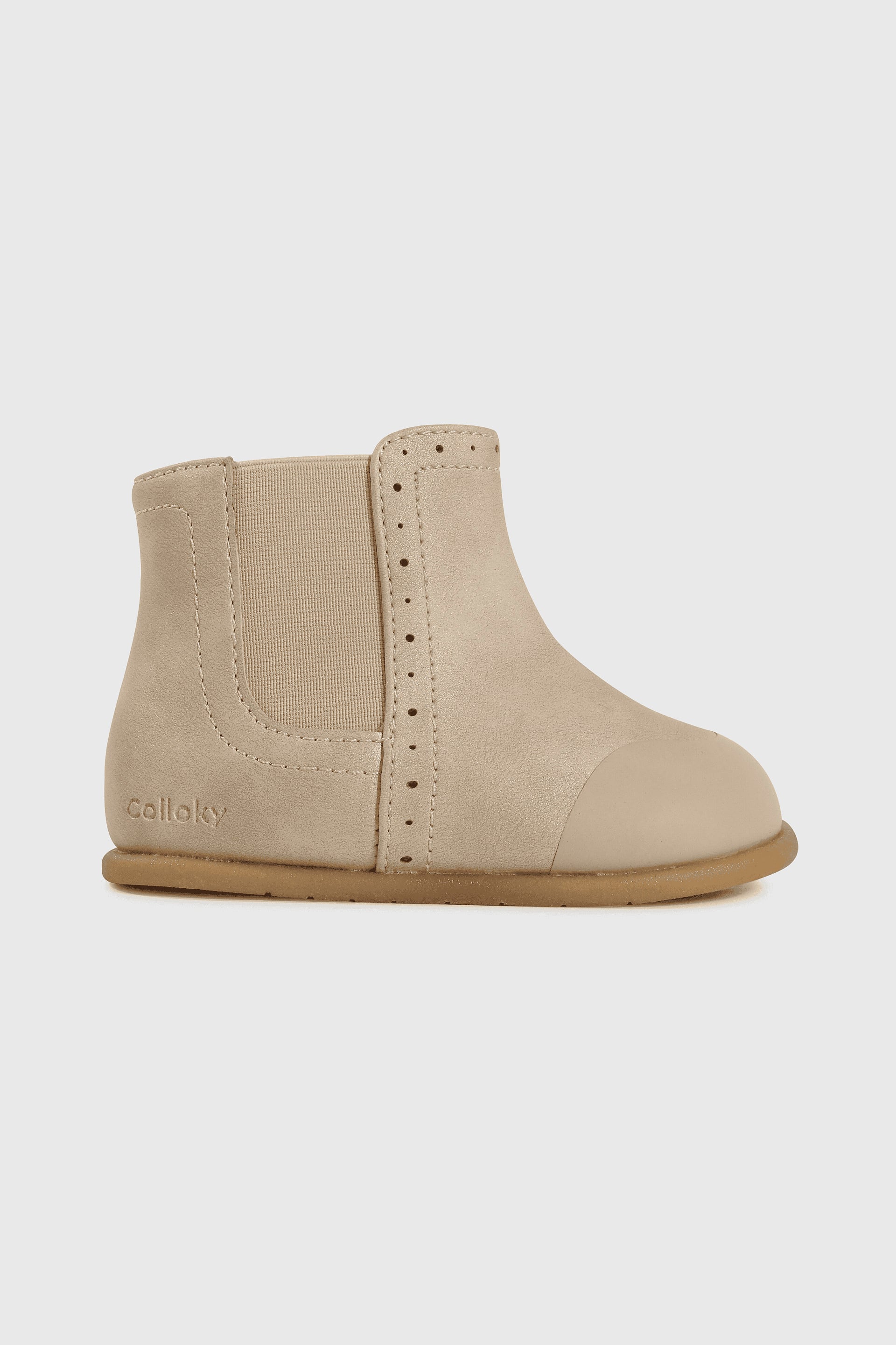 BOOTIE CASUAL COLLOKY PRIMEROS PASOS NIÑA BEIGE - 2