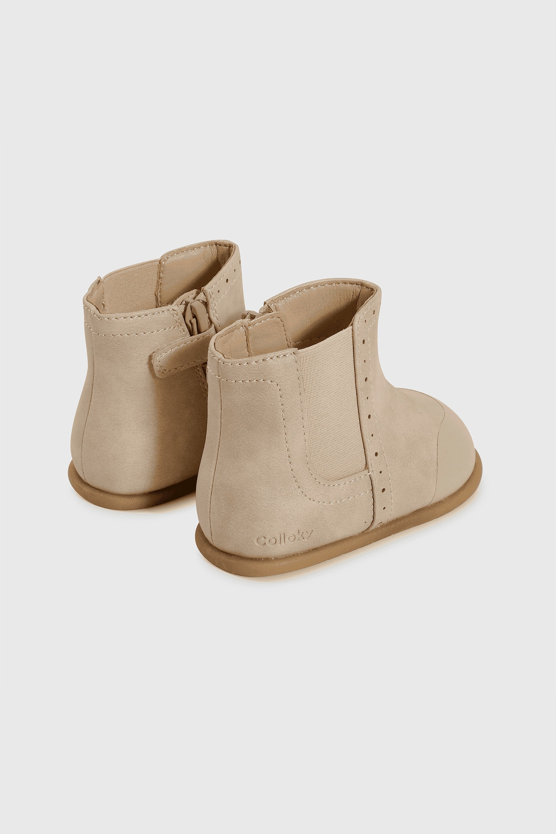 BOOTIE CASUAL COLLOKY PRIMEROS PASOS NIÑA BEIGE - 5