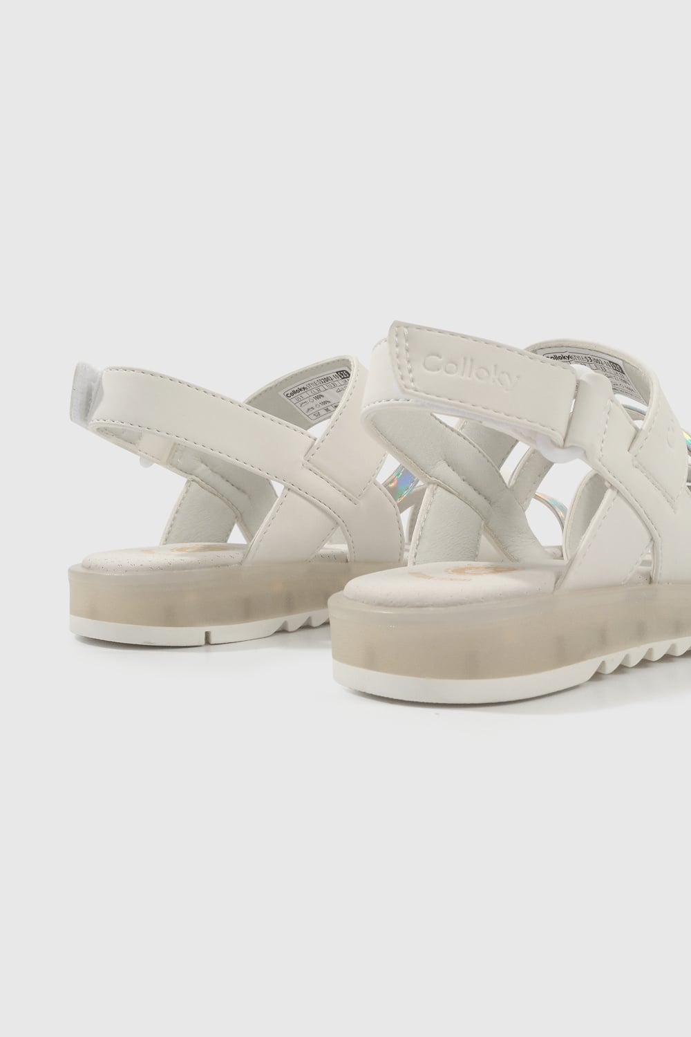 SANDALIA CASUAL COLLOKY KID NIÑA BLANCO - 5