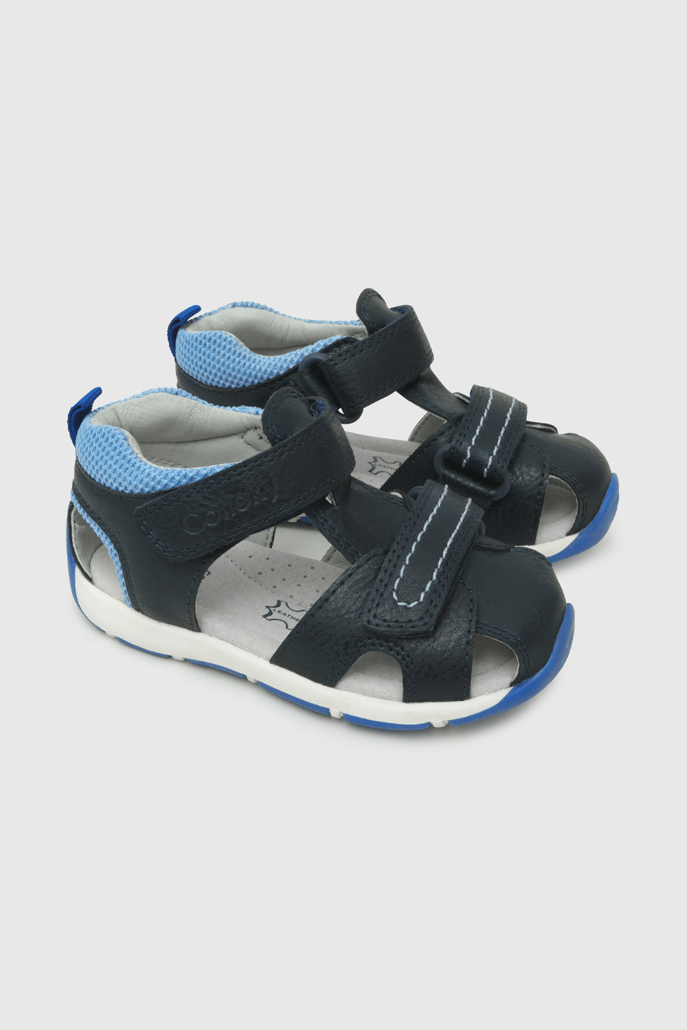 SANDALIA CASUAL COLLOKY PRIMEROS PASOS NIÑO AZUL - 1