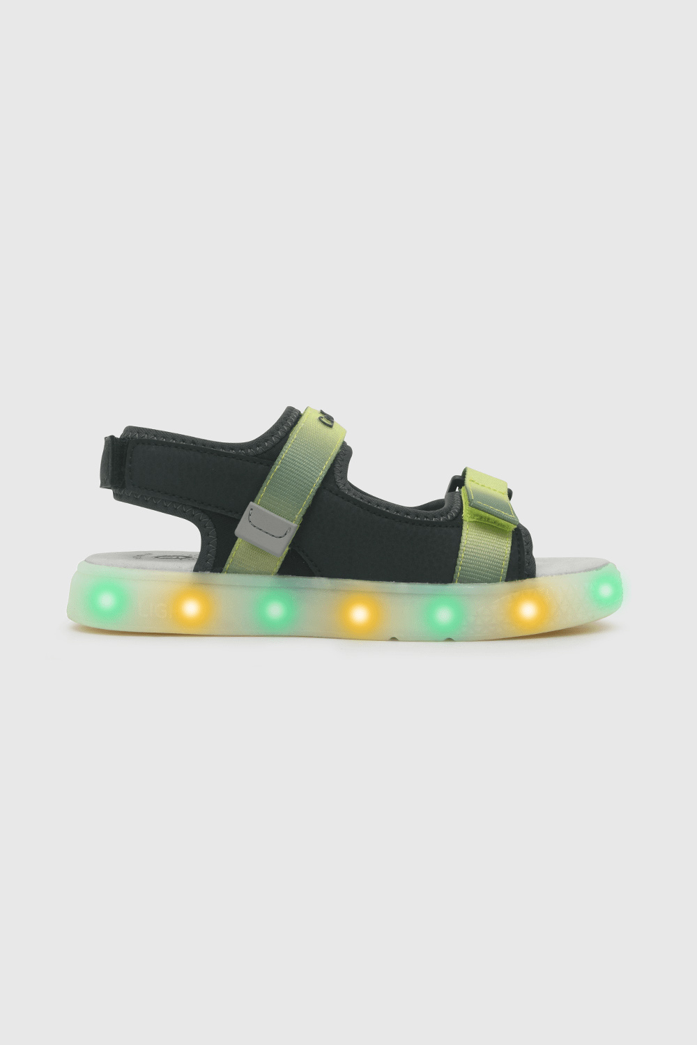 SANDALIA LUCES COLLOKY KID NIÑO NEGRO - 2