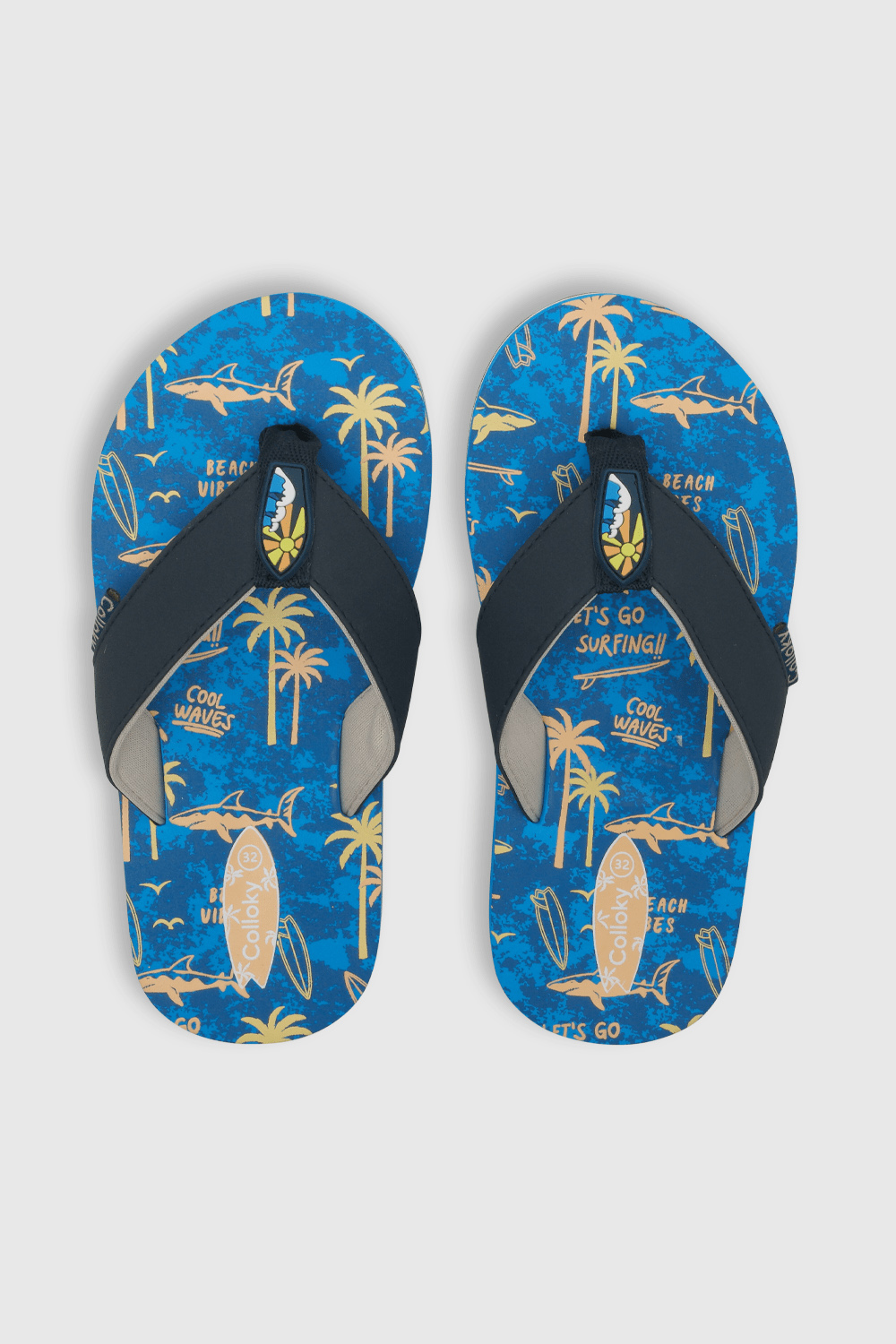 HAWAIANA PLAYA COLLOKY KID NIÑO AZUL - 4
