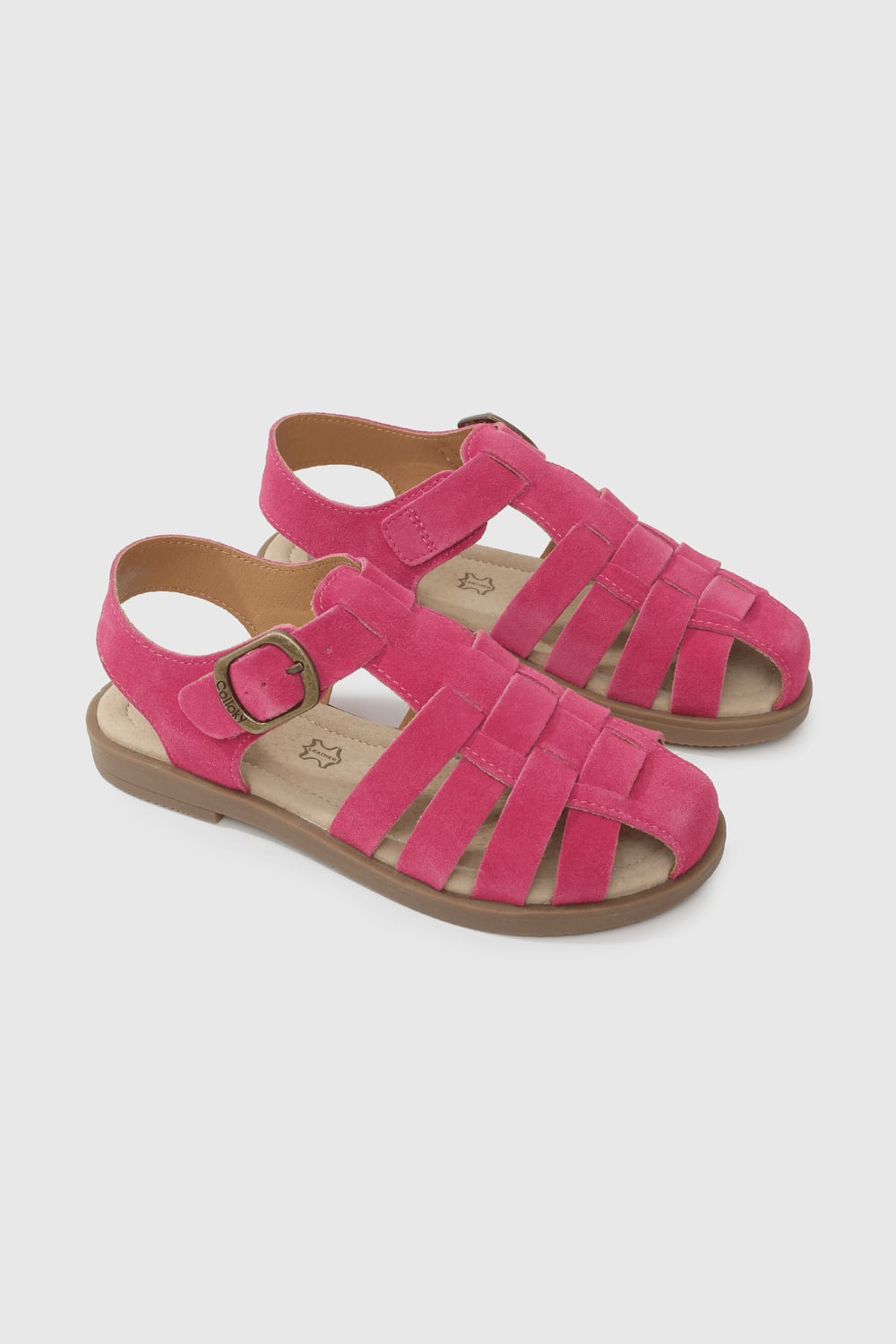 SANDALIA CASUAL COLLOKY KID NIÑA FUCSIA - 1