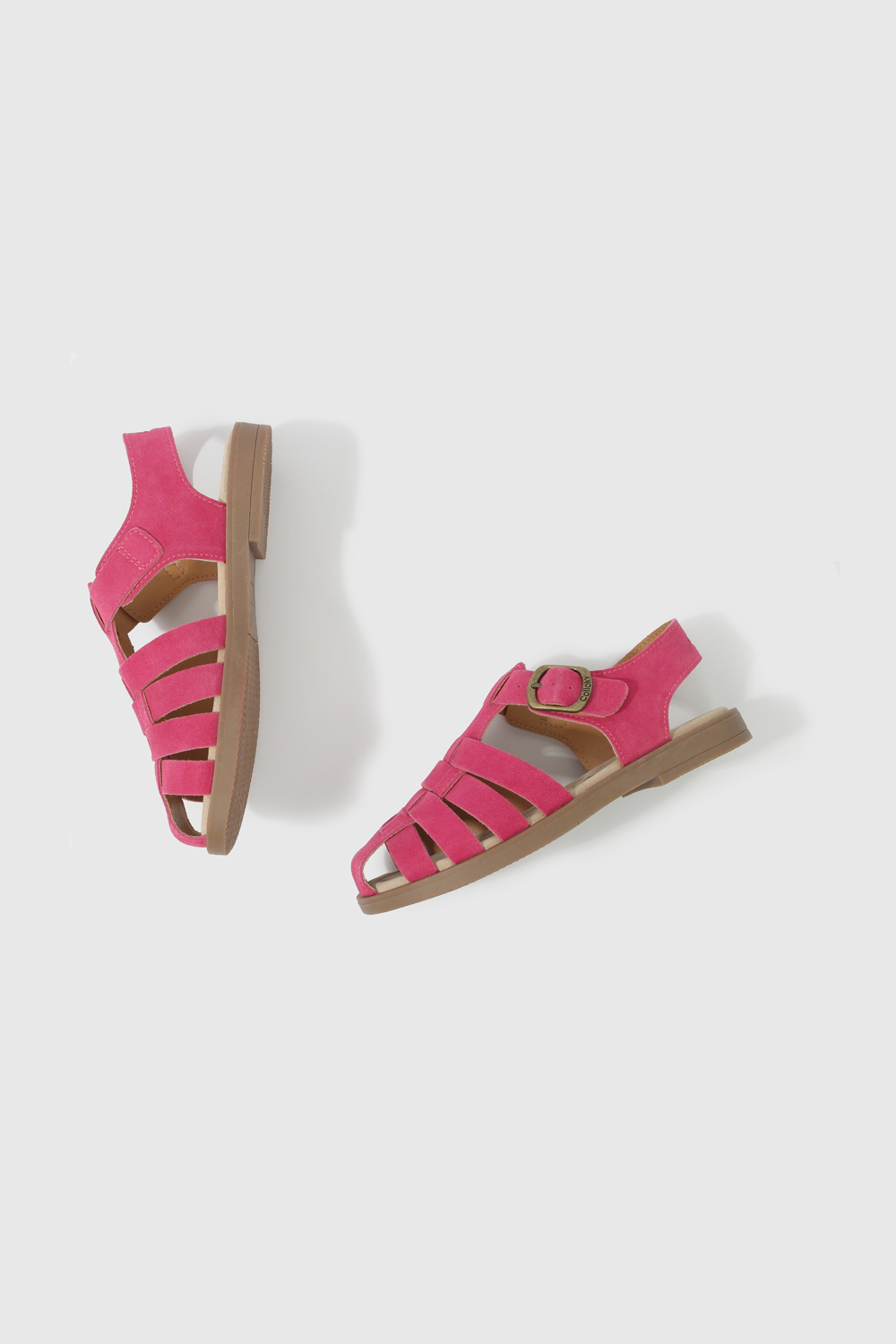 SANDALIA CASUAL COLLOKY KID NIÑA FUCSIA - 4