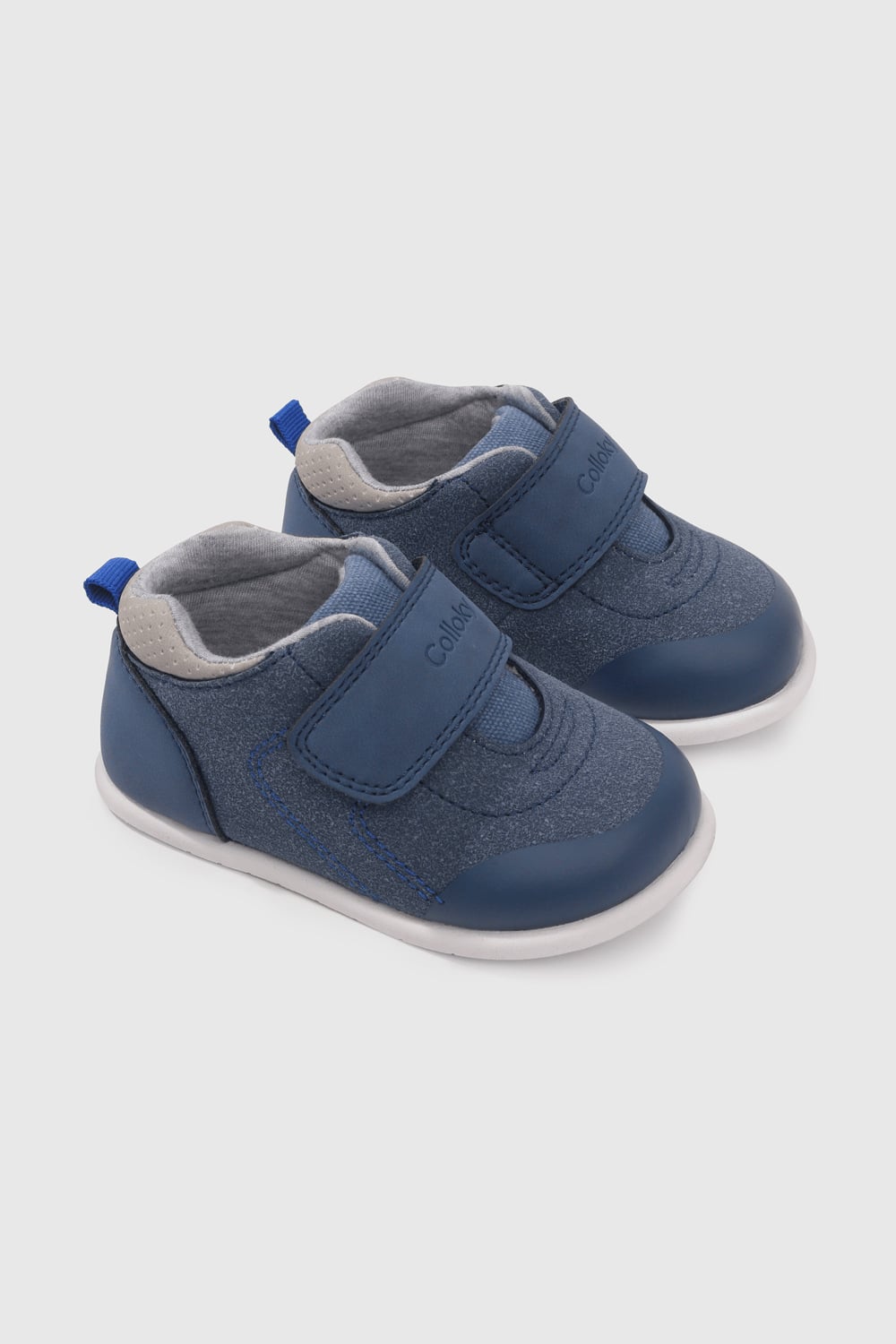 ZAPATO CASUAL COLLOKY PRIMEROS PASOS NIÑO AZUL - 1