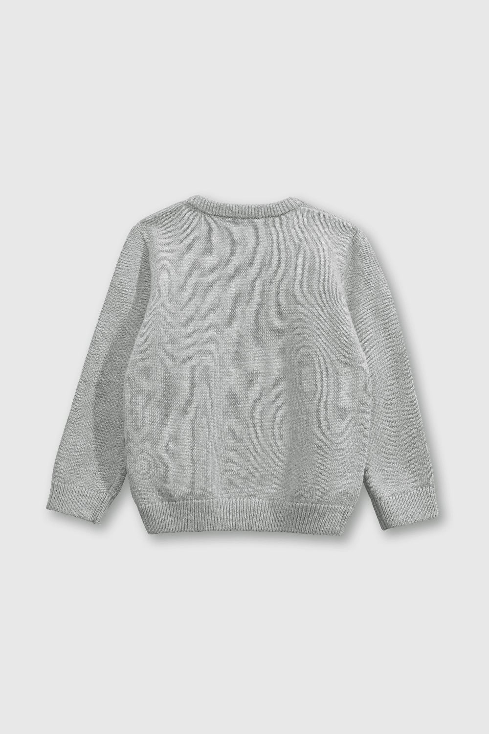 SWEATER COLLOKY  NIÑO SWLA0111I24 GRIS - 2