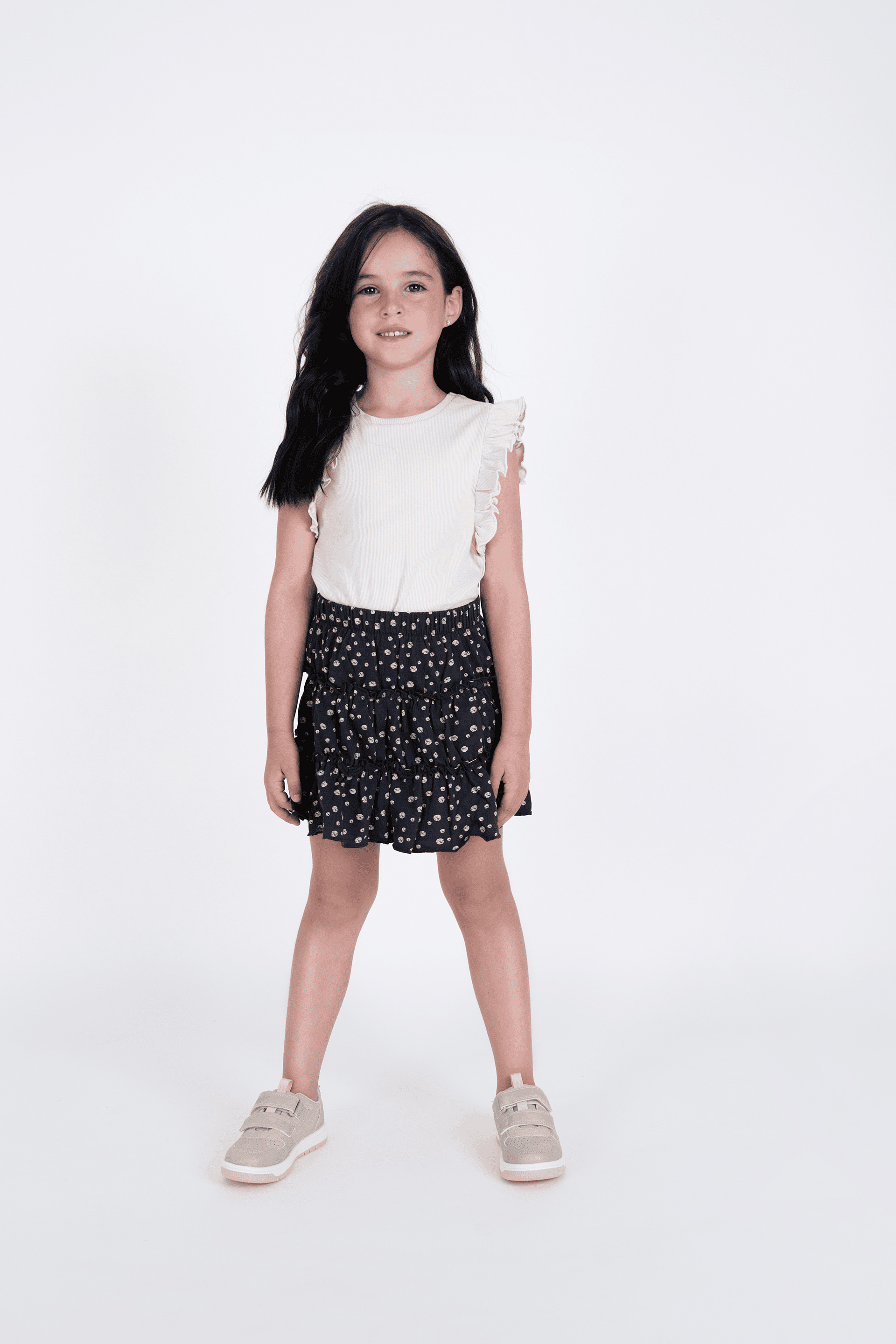 FALDA CASUAL COLLOKY KID NIÑA NEGRO - 2